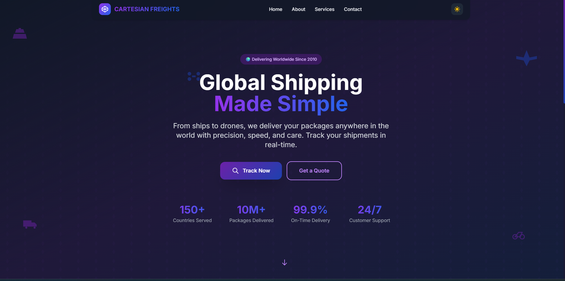 Cartesian Freights Courier Platform